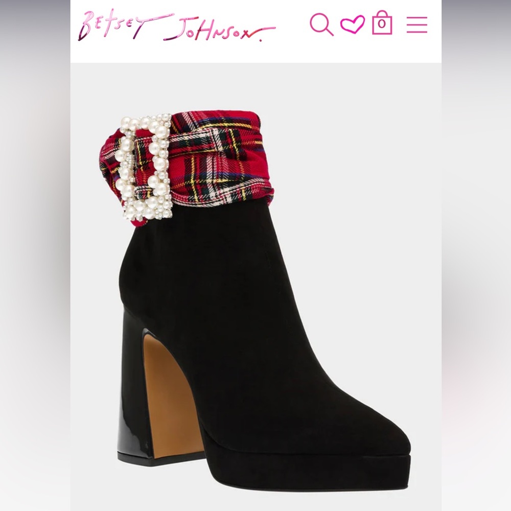 Betsy Johnson IDRIS BLACK/RED